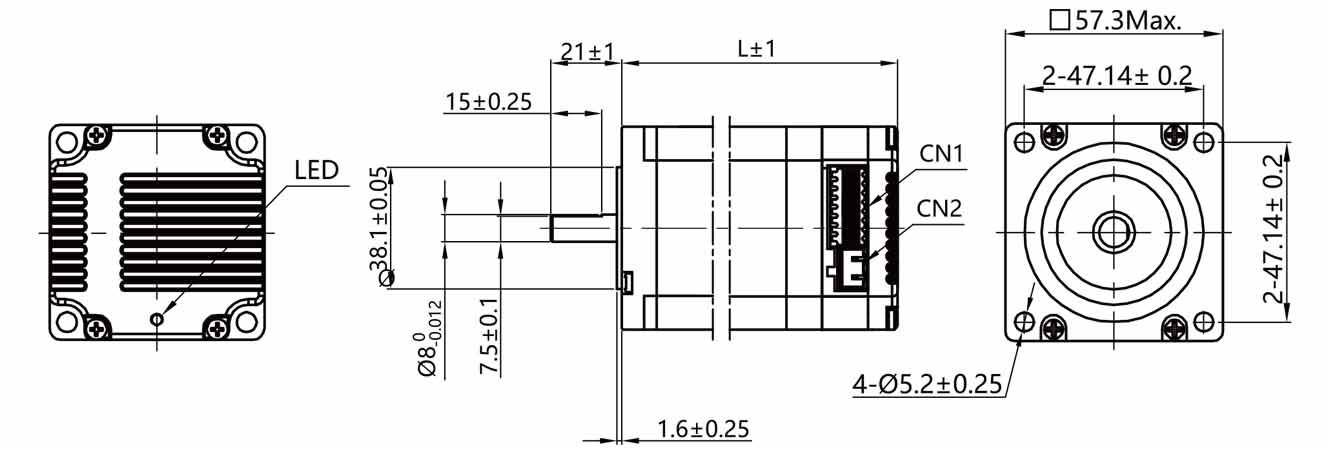 Nema 23 Integrated Stepper Motor