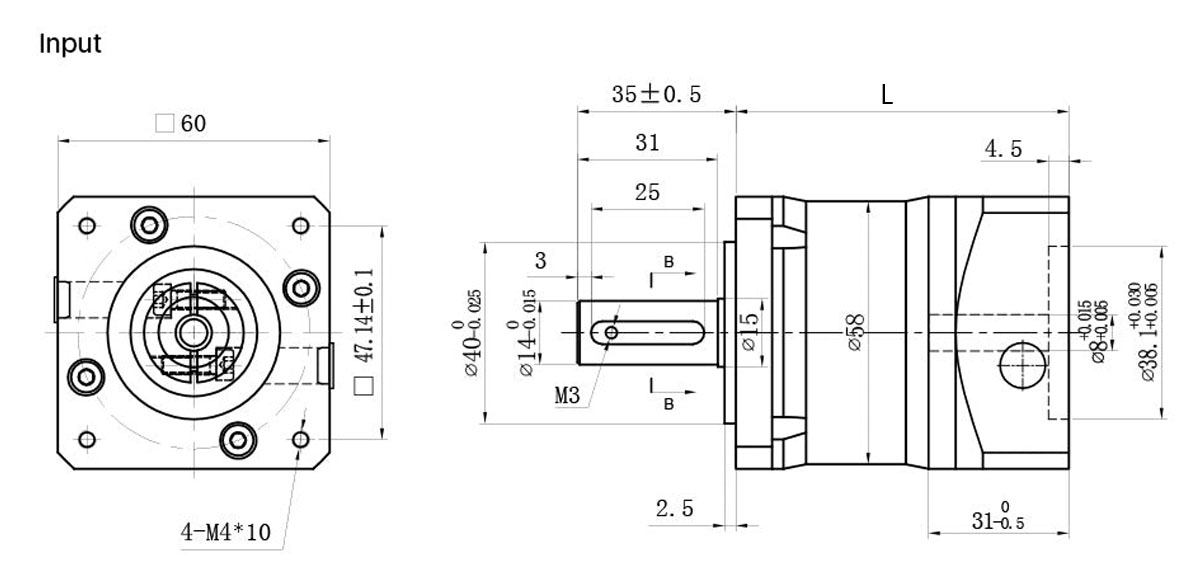 HPR60 LSW Planetary Gearbox (2) HPR60 LSW Planetary Gearbox (2)