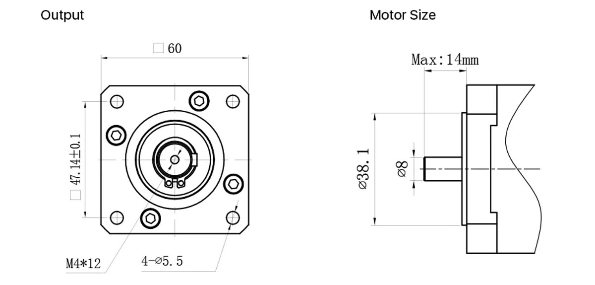 HPR60 L Series Planetary Gearbox (2) HPR60 L Series Planetary Gearbox (2)